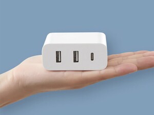 شارژر دیواری فست شارژ شیائومی Xiaomi 65W AD653 USB-A & USB-C Wall Charger