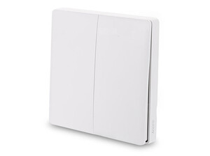 کلید هوشمند دو پل بی سیم شیائومی Xiaomi WXKG02LM Aqara Smart Light Switch Wireless Version