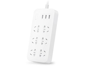 چند راهی و شارژر شیائومی 6 سوکت و 3 یو اس بی Xiaomi CXB6-1QM Power Strip