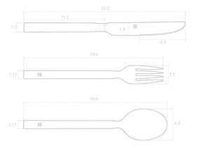 قیمت ست کارد، قاشق و چنگال شیائومی Xiaomi Huohou HU0023 Stainless Steel Knife Fork And Spoon