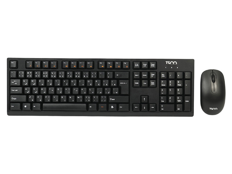 ماوس و کیبورد بی سیم تسکو مدل TKM 7019W