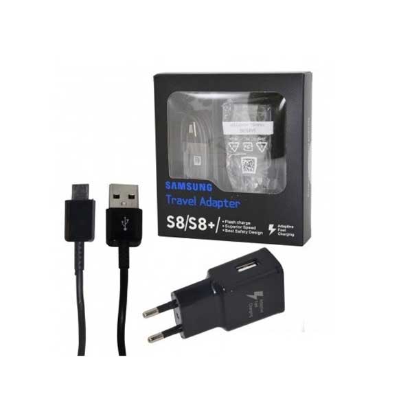 شارژر دیواری سامسونگ مدل S8 Plus + کابل Type-C