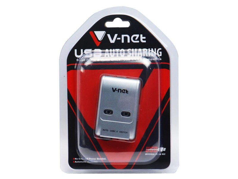 سوییچ پرینتر V-net USB Auto Sharing 2 Port