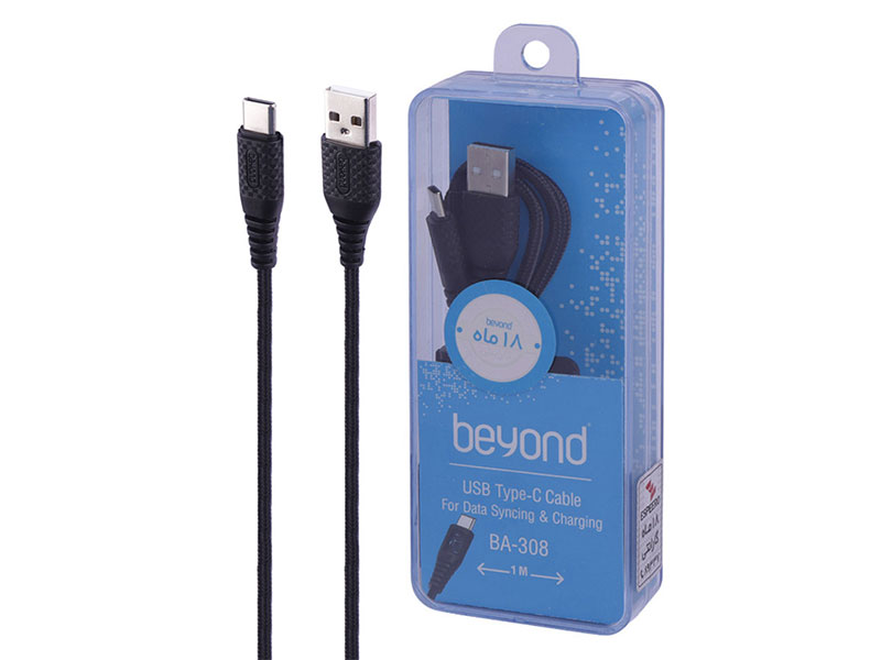کابل تایپ سی بیاند Beyond BA-308 2A 1m