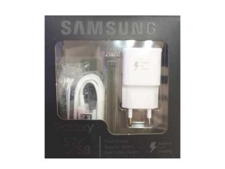 شارژر موبایل + کابل اصلی سامسونگ مدل S7