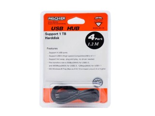 هاب USB مچر 4 پورت Macher MR-138