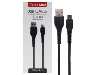 کابل میکرو یو اس بی TSCO TC A183 2.1A 1m