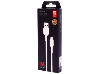 کابل میکرو یو اس بی فست شارژ Wekome Upine WDC-136 3A 1m