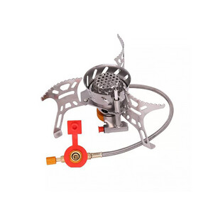 سرشعله کوهنوردی تاشو شلنگ دار گرد با فندک
