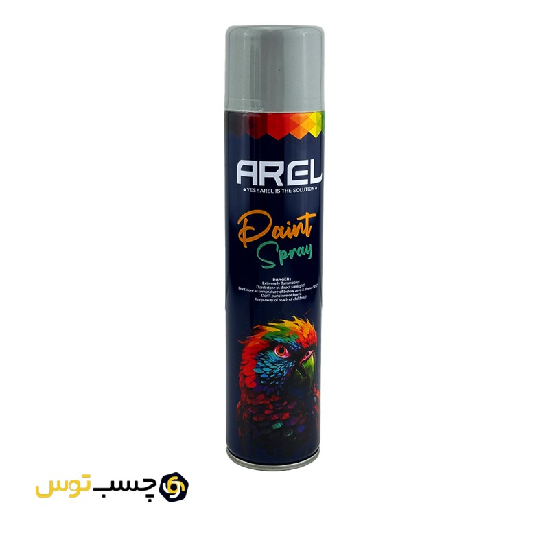اسپری رنگ طوسی روشن آرل مدل الوان حجم 300 میلی لیتر