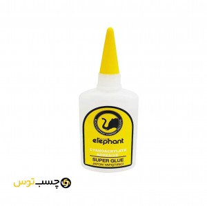 چسب ساندیسی سیانواکریلات الفنت (elephant)  وزن 65 گرم