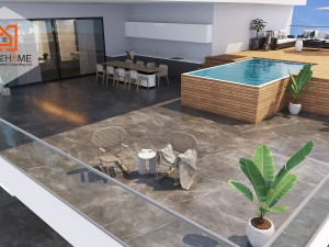پنت هاوس با ویو بی نظیر دریای مدیترانه در رویایی ترین پروژه اسکله