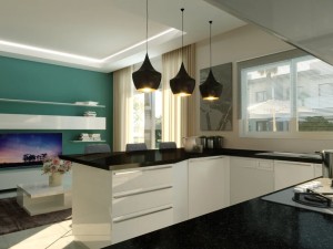 آپارتمان یک خوابه در منطقه آلسانجاک