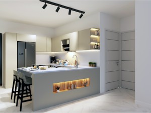 آپارتمان دوخوابه در منطقه اسنتپه