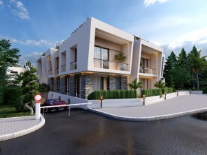 آپارتمان دو خوابه در منطقه آلسانجاک