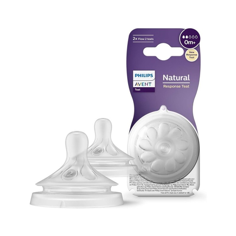 سر شیشه +0 ماه دو قطره فیلیپس اونت Philips Avent سری Natural Response