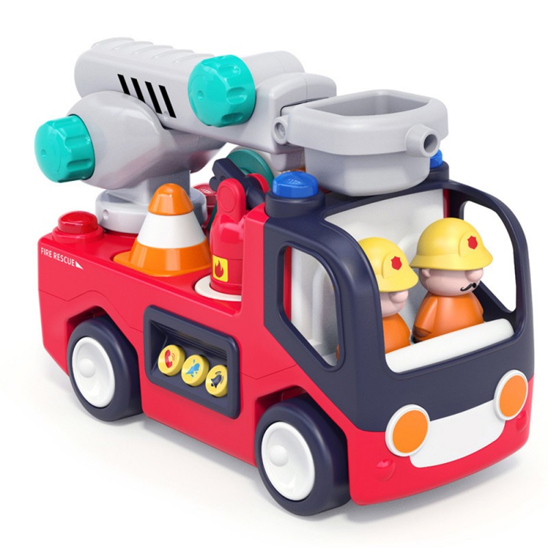 ماشین آتش نشانی موزیکال هولی تویز Huile Toysکد9998