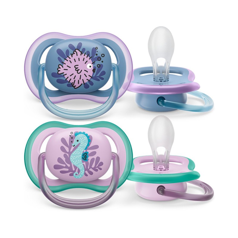 پستانک ارتودنسی  18-6 ماه فیلیپس اونت Philips Avent بسته دو عددی  SCF085/61
