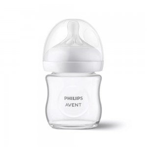 شیشه شیر پیرکس 1+ ماه فیلیپس اونت PHILIPS AVENT ظرفیت 120 میلی لیتر