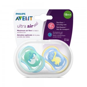 پستانک ارتودنسی 18+ ماه فیلیپس اونت Philips Avent بسته دو عددی  SCF349/11