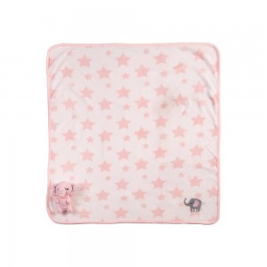 پتو مخملی نوزاد با عروسک baby buddies