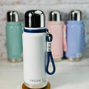 فلاسک استیل پاستلی بچه گانه فشن Fasion حجم 680 میلی لیتر
