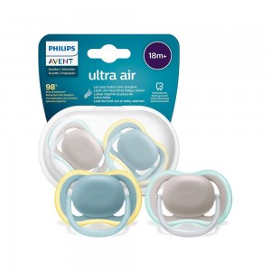 پستانک ارتودنسی 18+ ماه فیلیپس اونت Philips Avent بسته دو عددی  SCF349/11