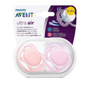 پستانک ارتودنسی 6-0 ماه فیلیپس اونت Philips Avent بسته دو عددی کد SCF245/20