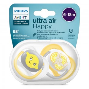 پستانک ارتودنسی  18-6 ماه فیلیپس اونت Philips Avent بسته دو عددی  SCF080/18