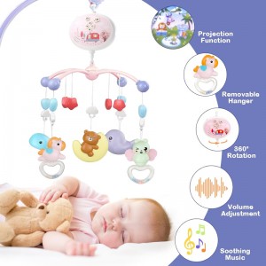 آویز تخت موزیکال چراغ دار ویواکیدز Vivakids کد 1142