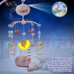 آویز تخت موزیکال چراغ دار ویواکیدز Vivakids کد 1142