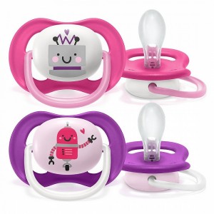 پستانک ارتودنسی  18-6 ماه فیلیپس اونت Philips Avent بسته دو عددی  SCF080/10