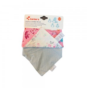 پیش بند سه گوش 0-24 ماه کارترز Carter’s  بسته دو عددی
