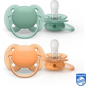 پستانک ارتودنسی 6-0 ماه فیلیپس اونت Philips Avent بسته دو عددی کد SCF091/03