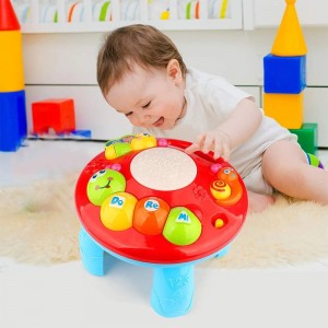 میز بازی موزیکال کودک تات کیدز Tot Kids طرح کرم قرمز