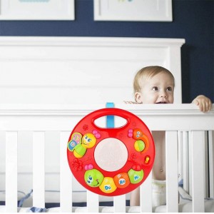 میز بازی موزیکال کودک تات کیدز Tot Kids طرح کرم قرمز