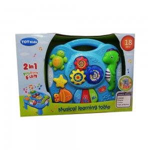 میز بازی موزیکال کودک تات کیدز Tot Kids طرح اسب آبی