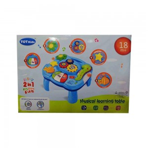 میز بازی موزیکال کودک تات کیدز Tot Kids طرح اسب آبی
