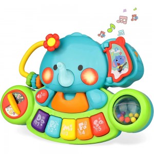 پیانو طرح فیل هولی تویز Huile Toys کد3135