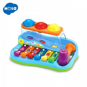 اسباب بازی بلز و چکش توپ هولی تویز Huile Toysکد856