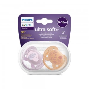 پستانک ارتودنسی 18-6 ماه فیلیپس اونت Philips Avent بسته دو عددی SCF091/18
