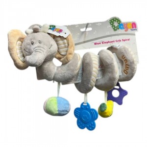 آویز مارپیچ تخت کودک دایان تویز Dayan toys طرح فیل