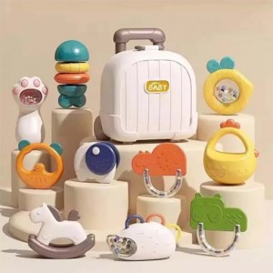 ست جغجغه و دندانگیر چمدانی ویوا کیدز Viva Kids بسته ده عددی