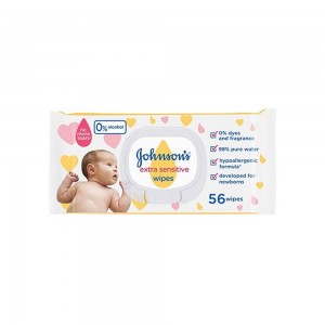 دستمال مرطوب جانسون Johnson’s بسته 56 عددی
