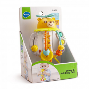 جغجغه توپی طرح خرس هولی تویز Huile Toys کد 916