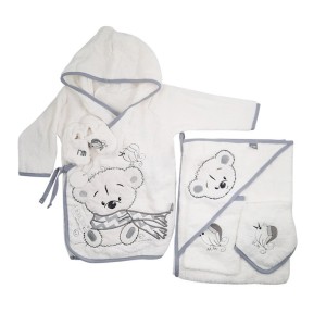 ست حوله نوزاد 5 تکه مادرکر Mothercare طرح خرس