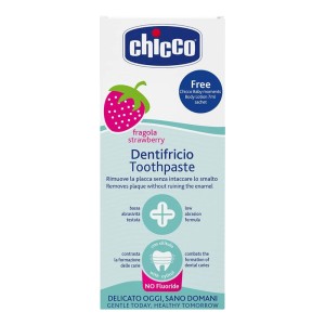 خمیردندان 1-5 سال چیکو chicco با طعم توت فرنگی ظرفیت 50 میلی لیتر