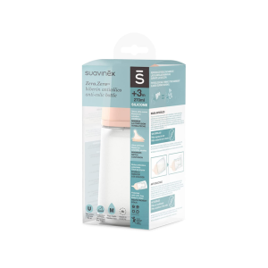 شیشه شیر +3 ماه سواوینکس Suavinex ظرفیت 270 میلی لیتر