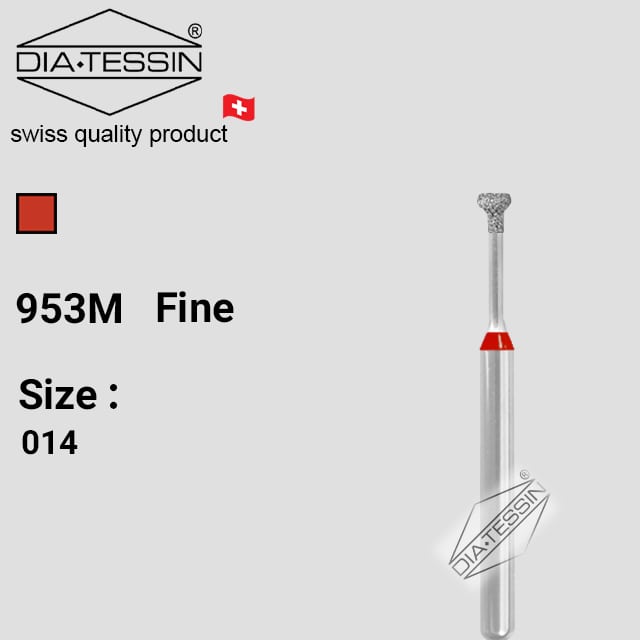 F  953m  فرز الماسه micro prep قرمز پرداخت (fine)