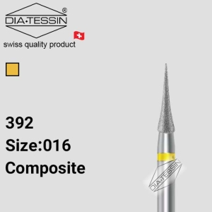 C 392  فرز الماسه اینترپروکسیمال  زرد پرداخت (composite) - بسته ۵ عددی